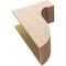 Ekena Millwork 12"W x 24"D x 36"H Classic Del Monte Rough Cedar Woodgrain TimberThane Corbel, Primed Tan CORUR12X24X36DELRCPR - alternate 2